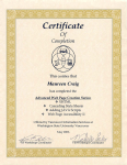 Certificate in Web Design from WSUV